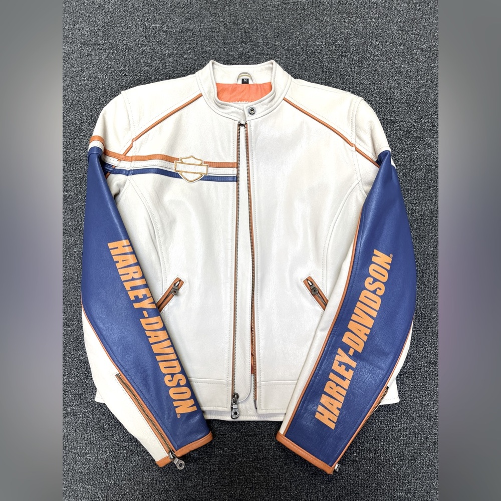Harley Davidson vintage style leather jacket